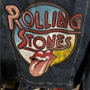 Rolling Stones oversized jean jacket
